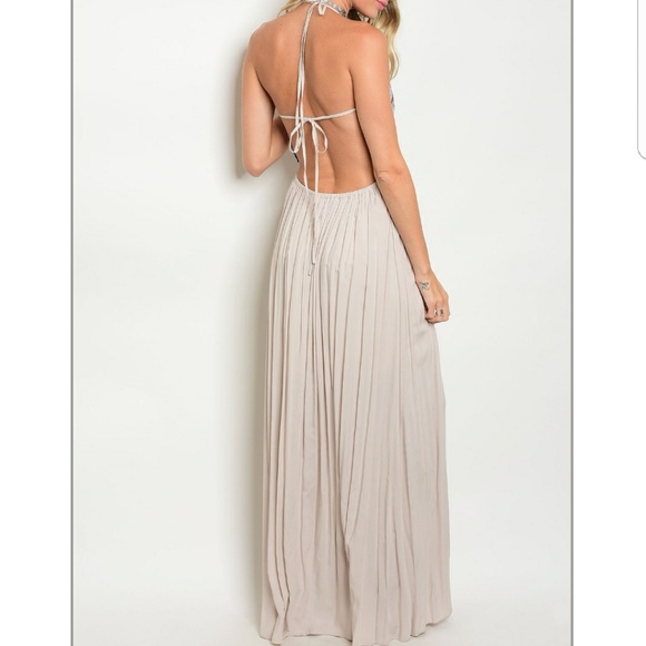 💦LIGHT GRAY DRESS - Picture 4 of 6